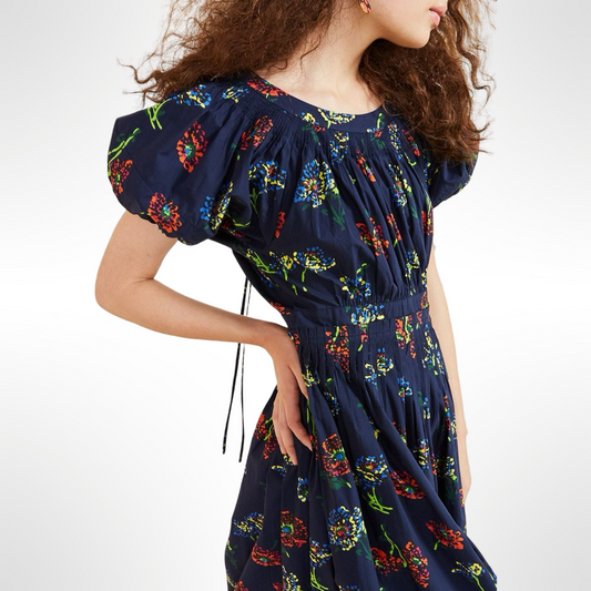 Ulla Johnson Midnight Floral Dress