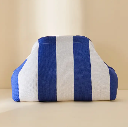 Striped Makeup Bag