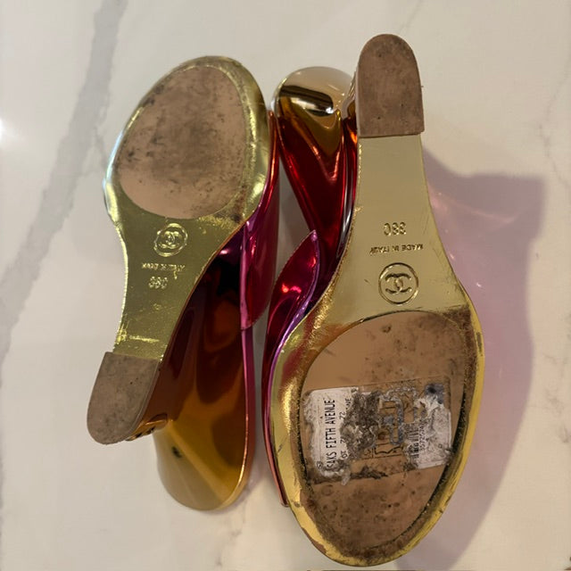 Chanel Iridescent Ombre Mules