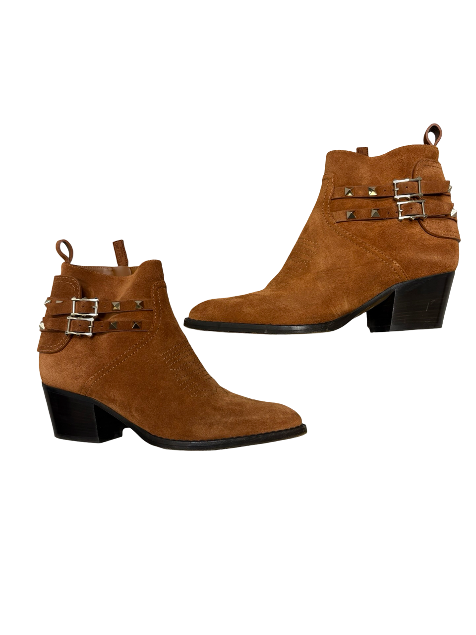 Valentino Texan Rock Stud Booties