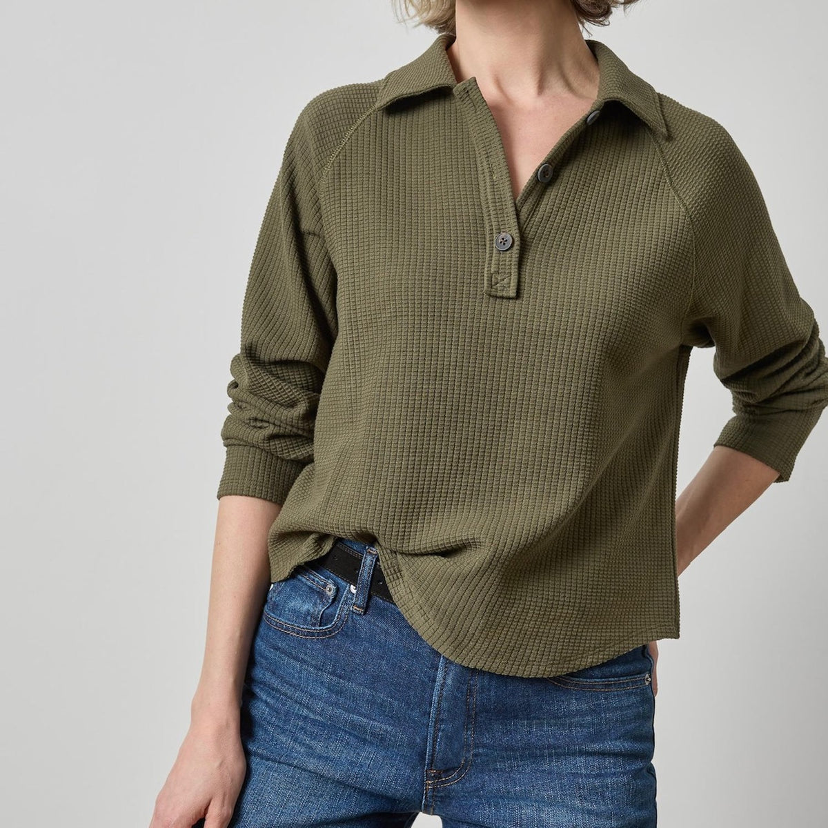 Lilla P Raglan Polo