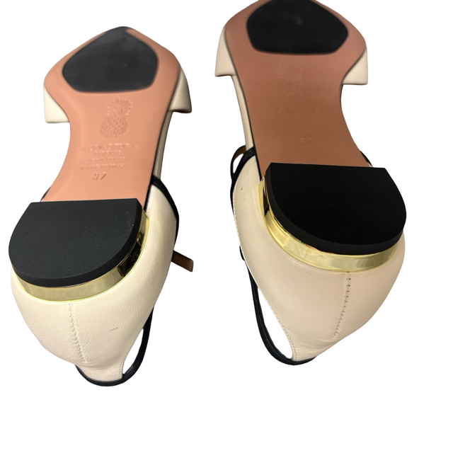 Aquazzura Camille Cut-Out Flats