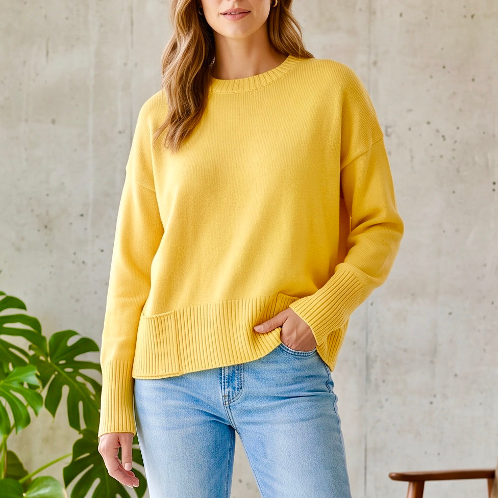 Goldenrod Crewneck Sweater