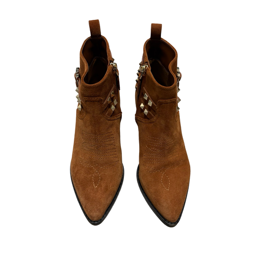 Valentino Texan Rock Stud Booties