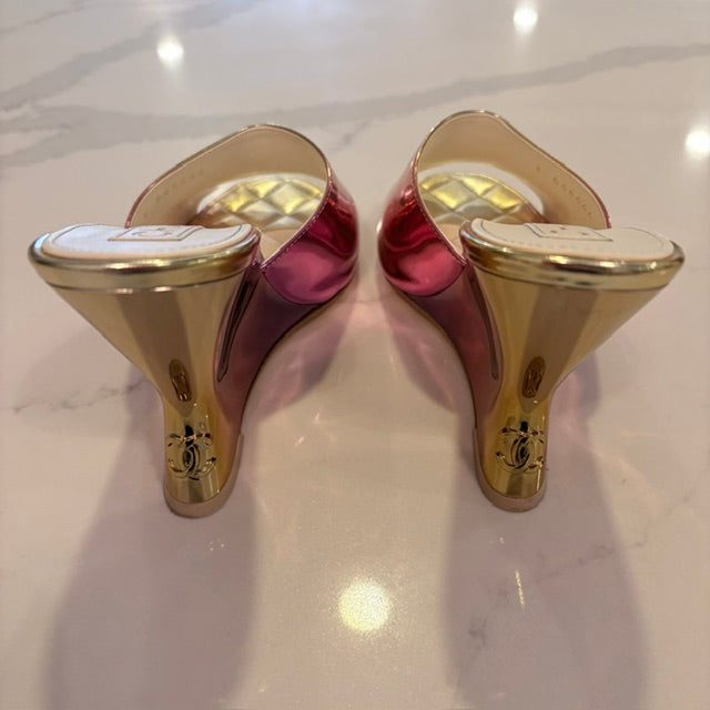 Chanel Iridescent Ombre Mules