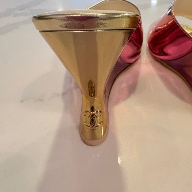 Chanel Iridescent Ombre Mules
