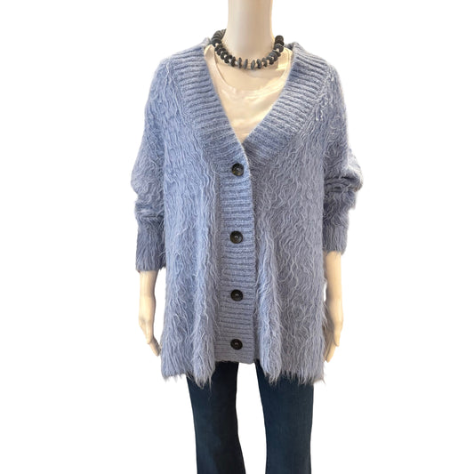 Mr. Mittens Shaggy Alpaca Cardigan