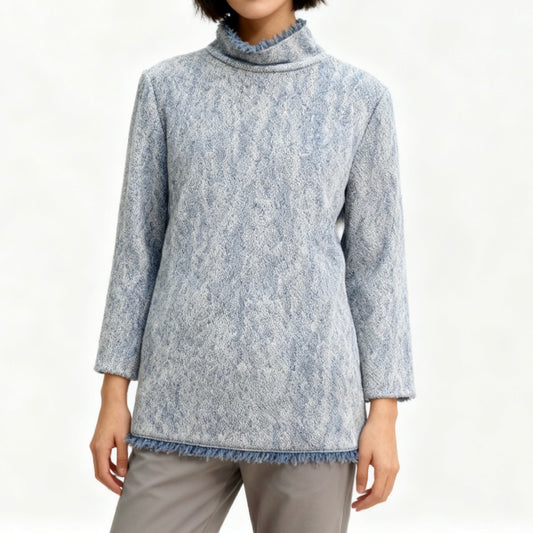 Ann Mashburn Tweed Mock Neck Tunic