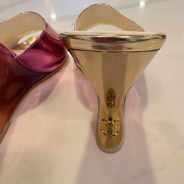 Chanel Iridescent Ombre Mules