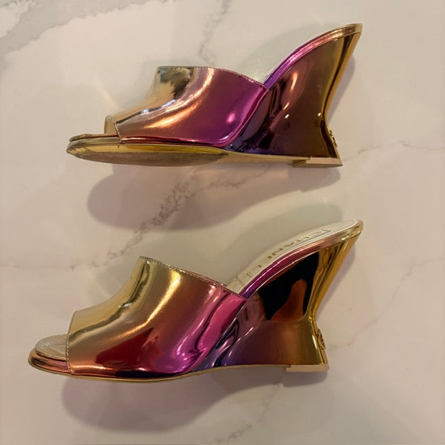 Chanel Iridescent Ombre Mules