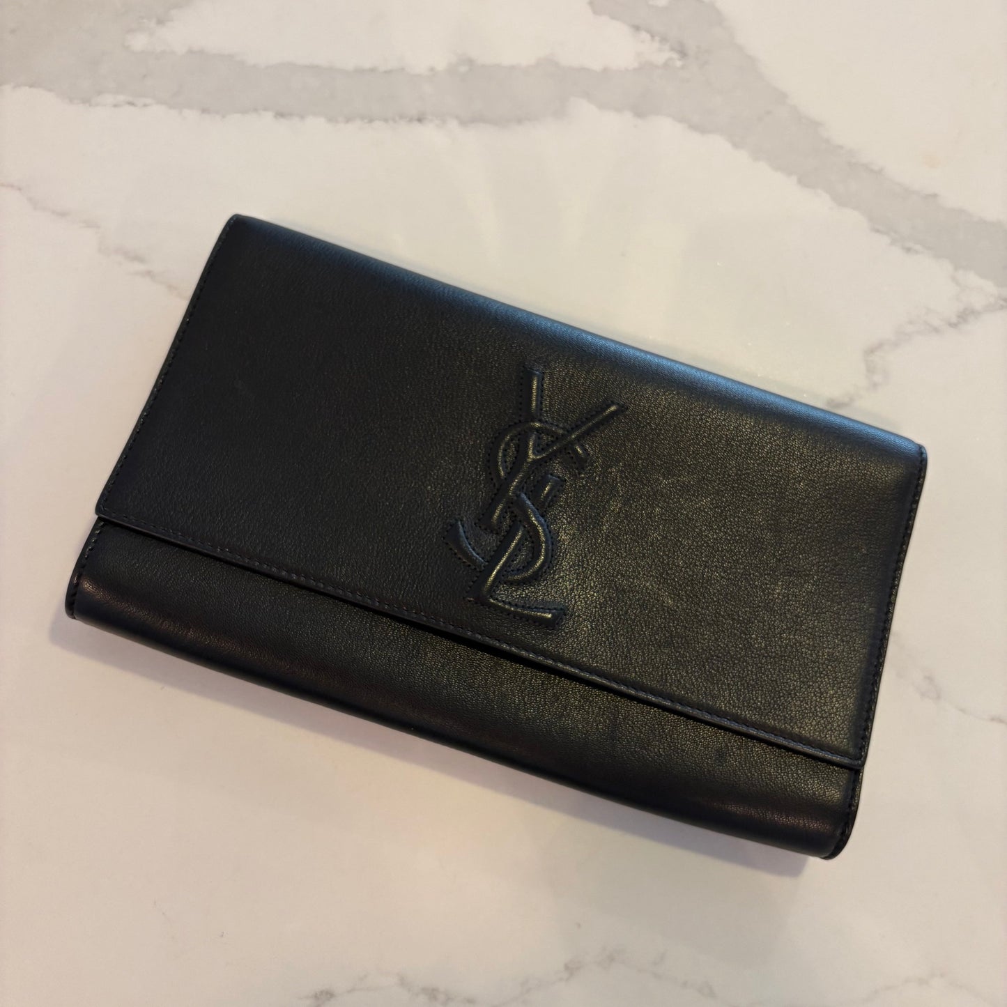 YSL Monogram Belle Du Jour Clutch