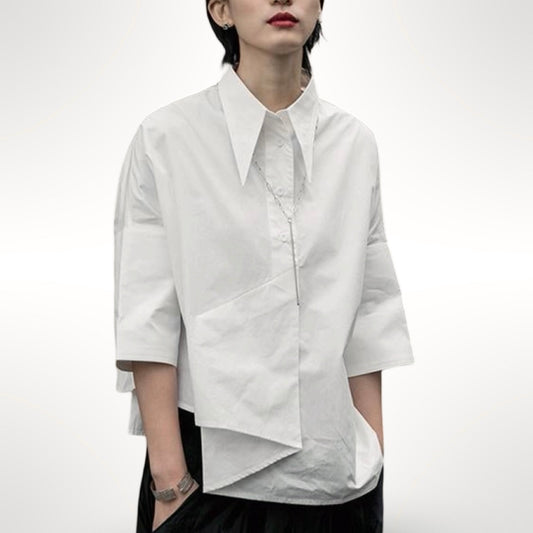 Cut Quarter Sleeve Top