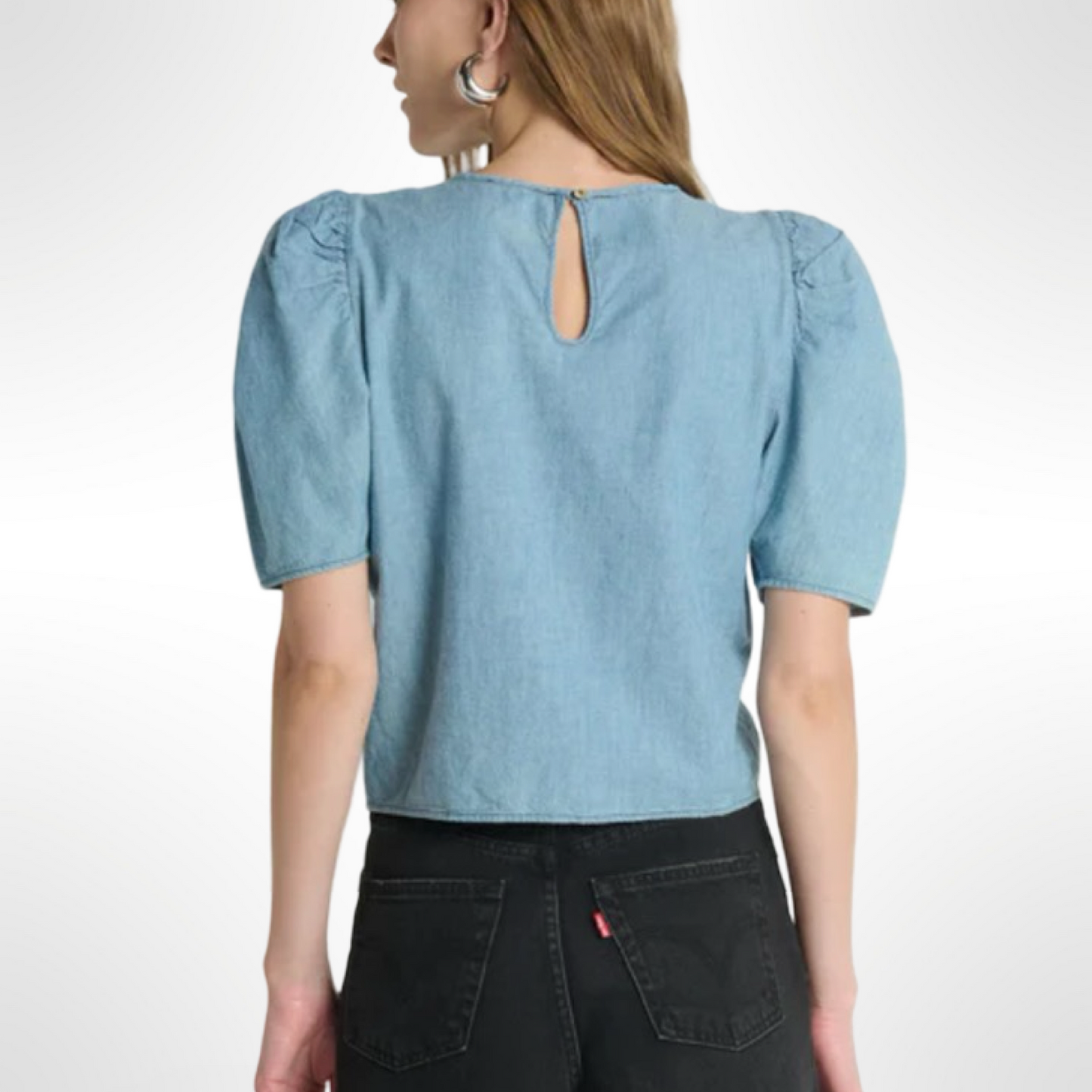 Cecily Chambray Top