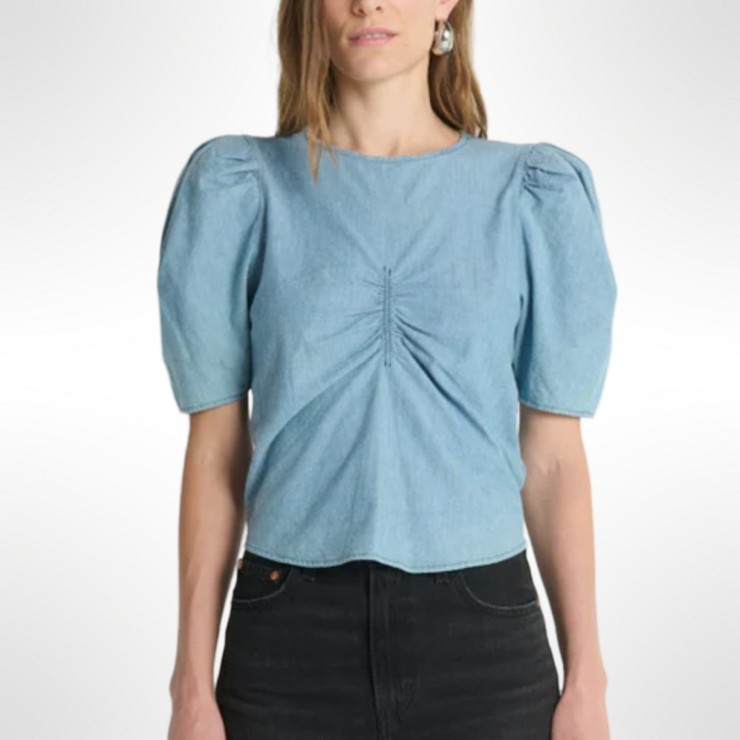 Cecily Chambray Top