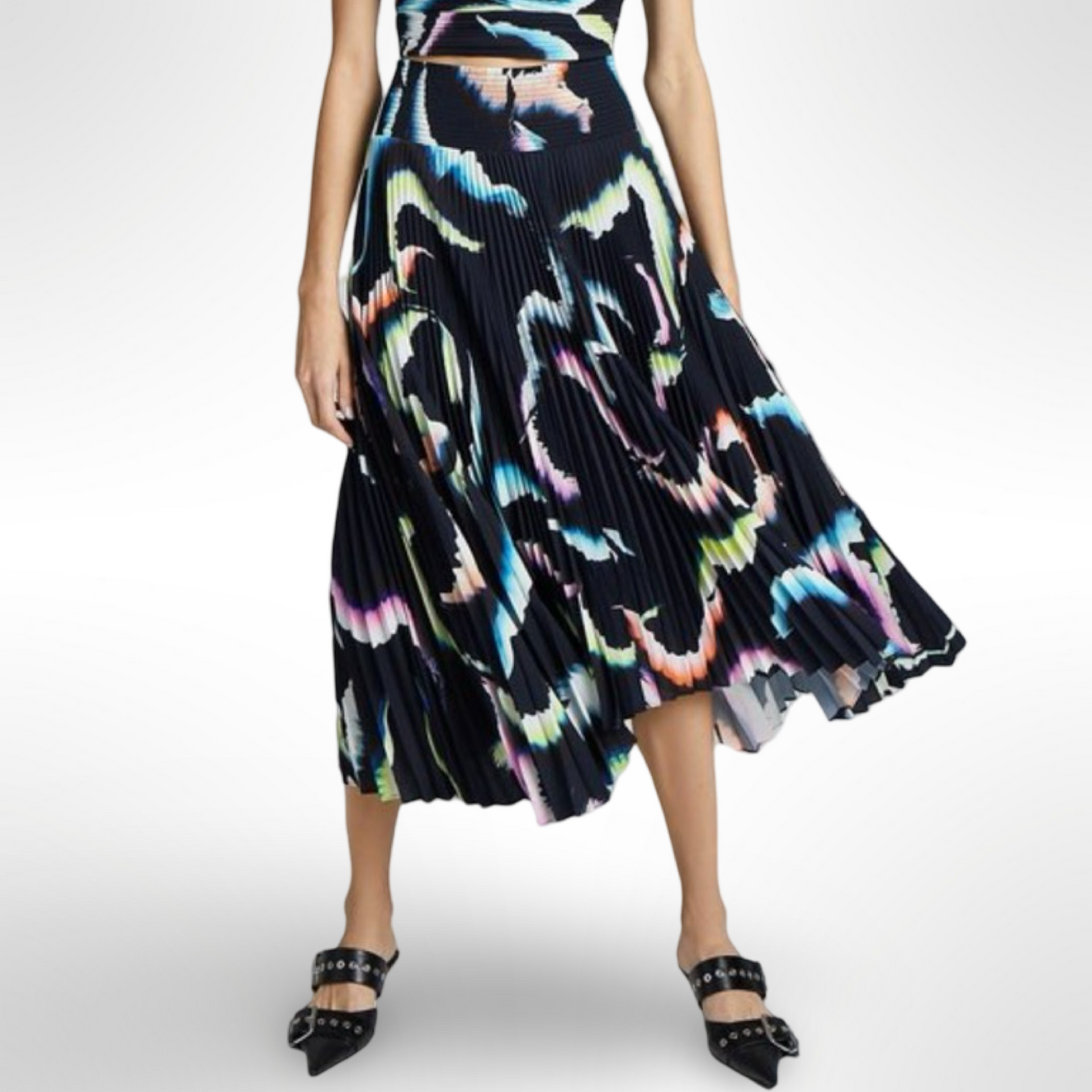 ALC Pleat Swirl Skirt