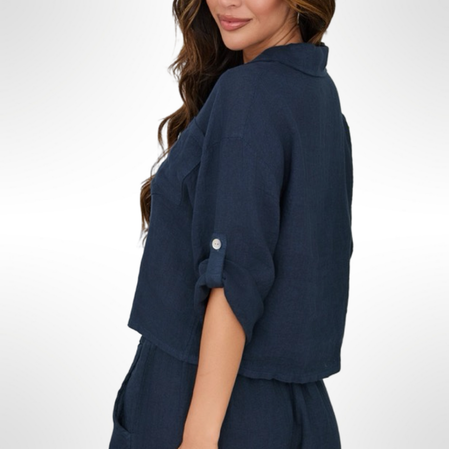 Button Up Linen Top