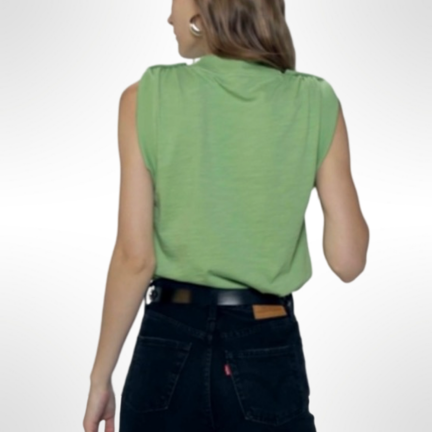 Mikka Button Shoulder Tee