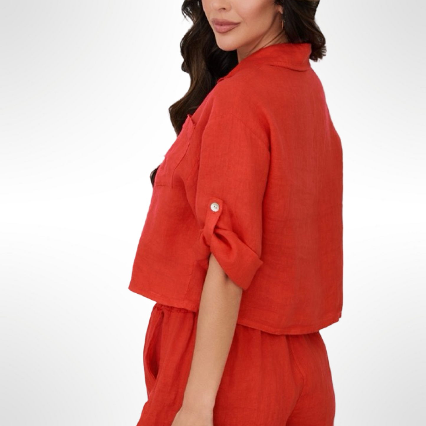 Button Up Linen Top
