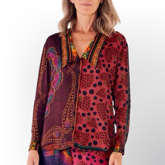 Farm Rio Print Button Up