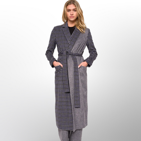 Maggie Check Coat