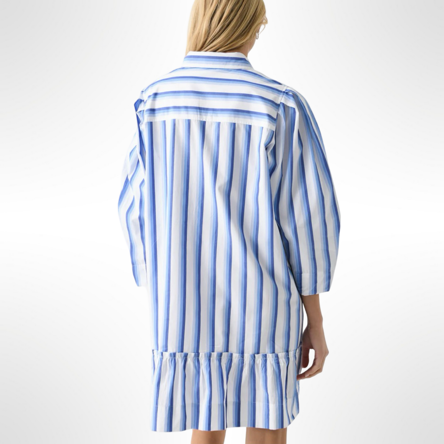 Ganni Blue Striped Mini