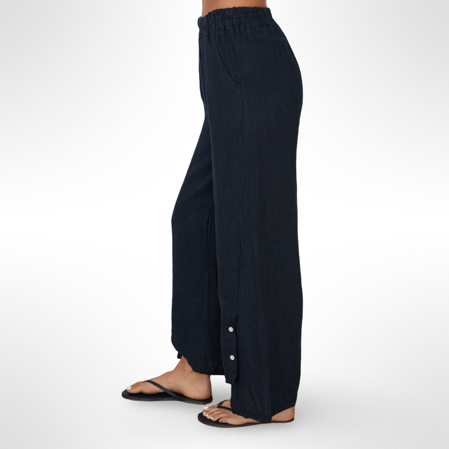 Button Hem Pant