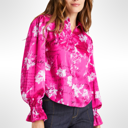 Cinq a Sept Script Blouse