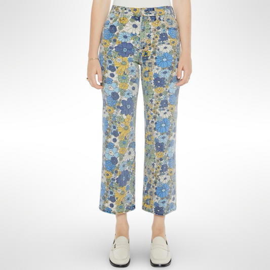 Mother Floral Denim