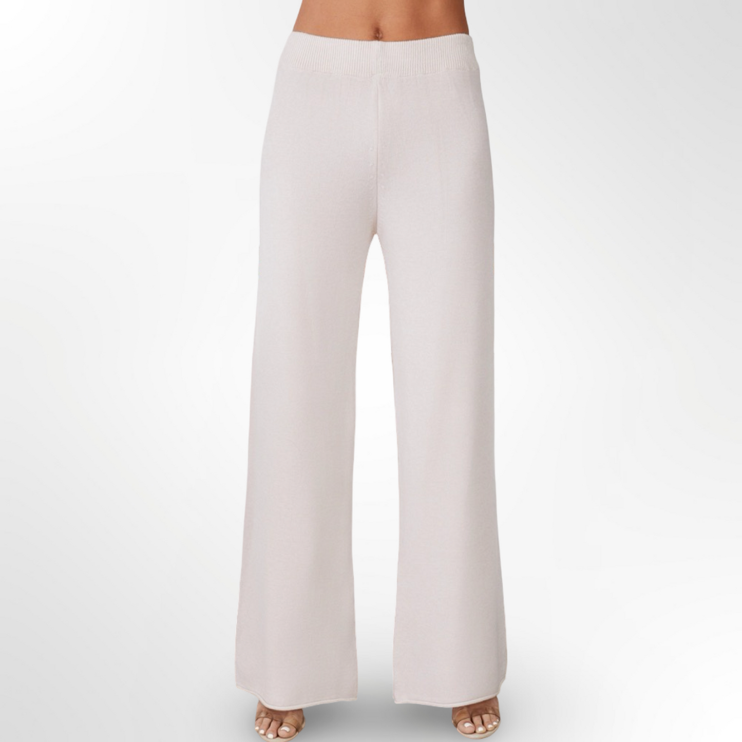 Winter White Knit Pant