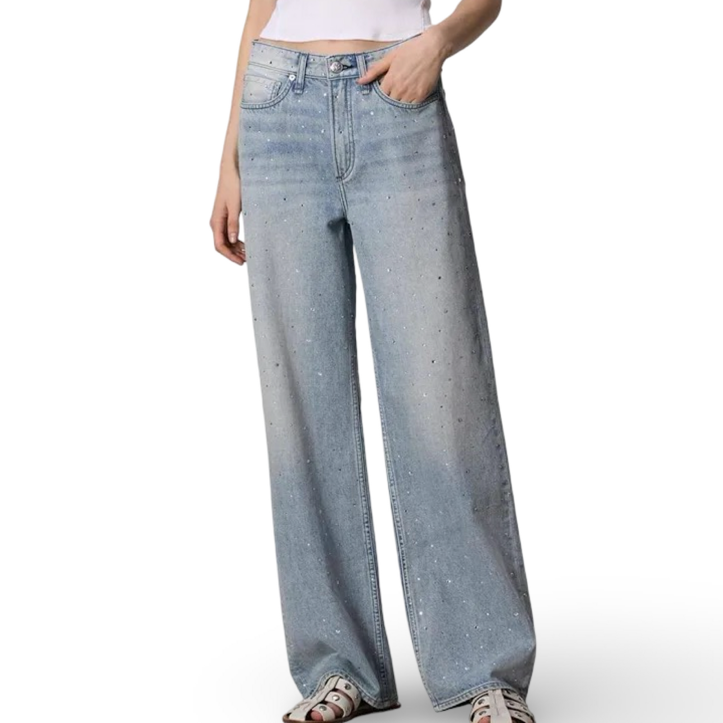 Rag & Bone Logan Studded Jean NWT