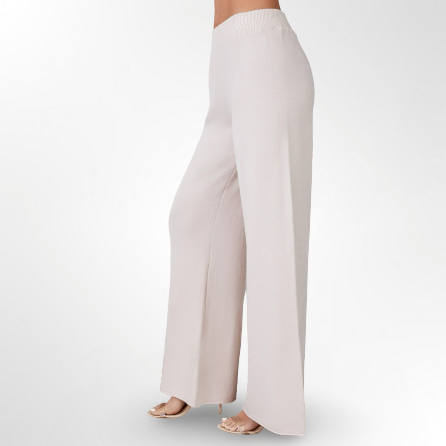 Winter White Knit Pant