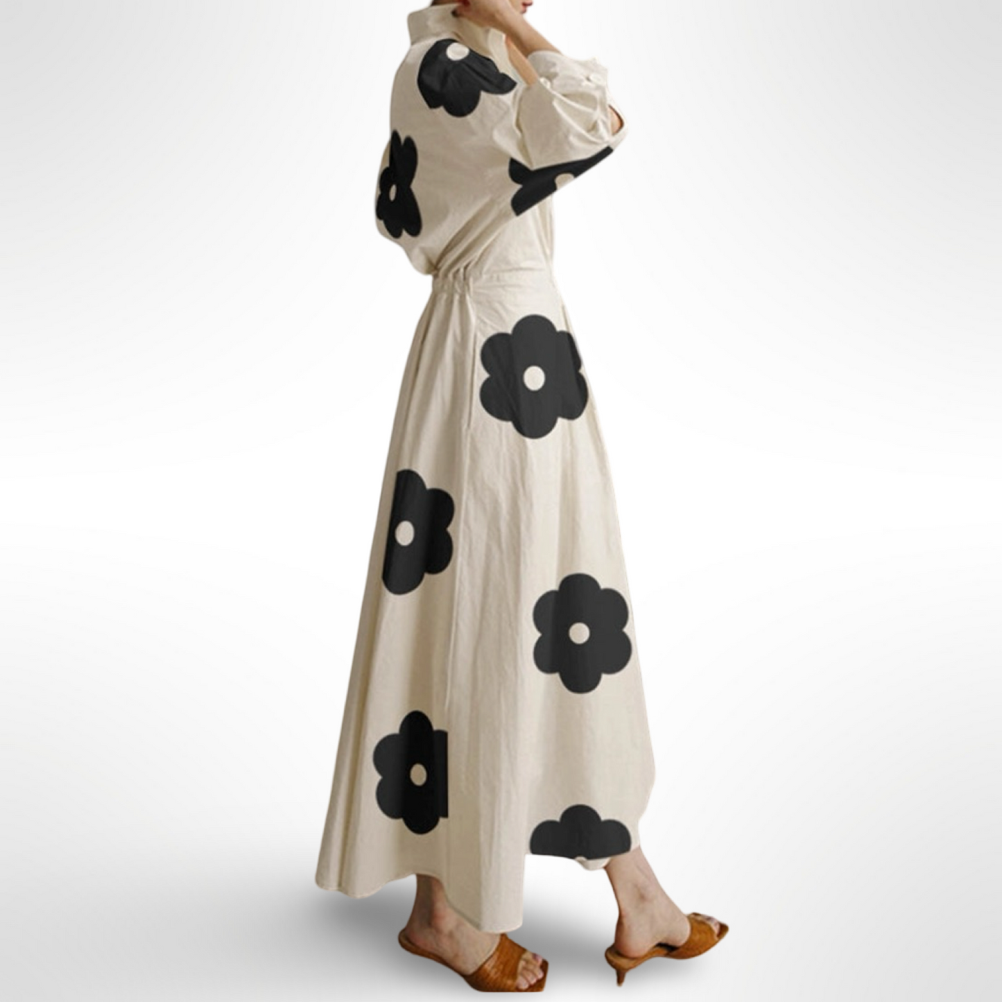 Pop Art Poppy Shirt Dress