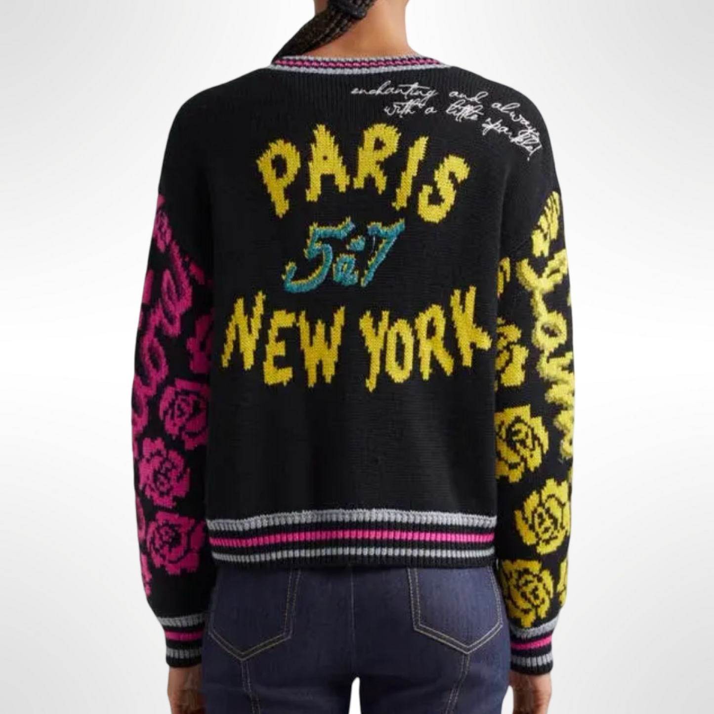 Cinq a Sept Collage Cardigan