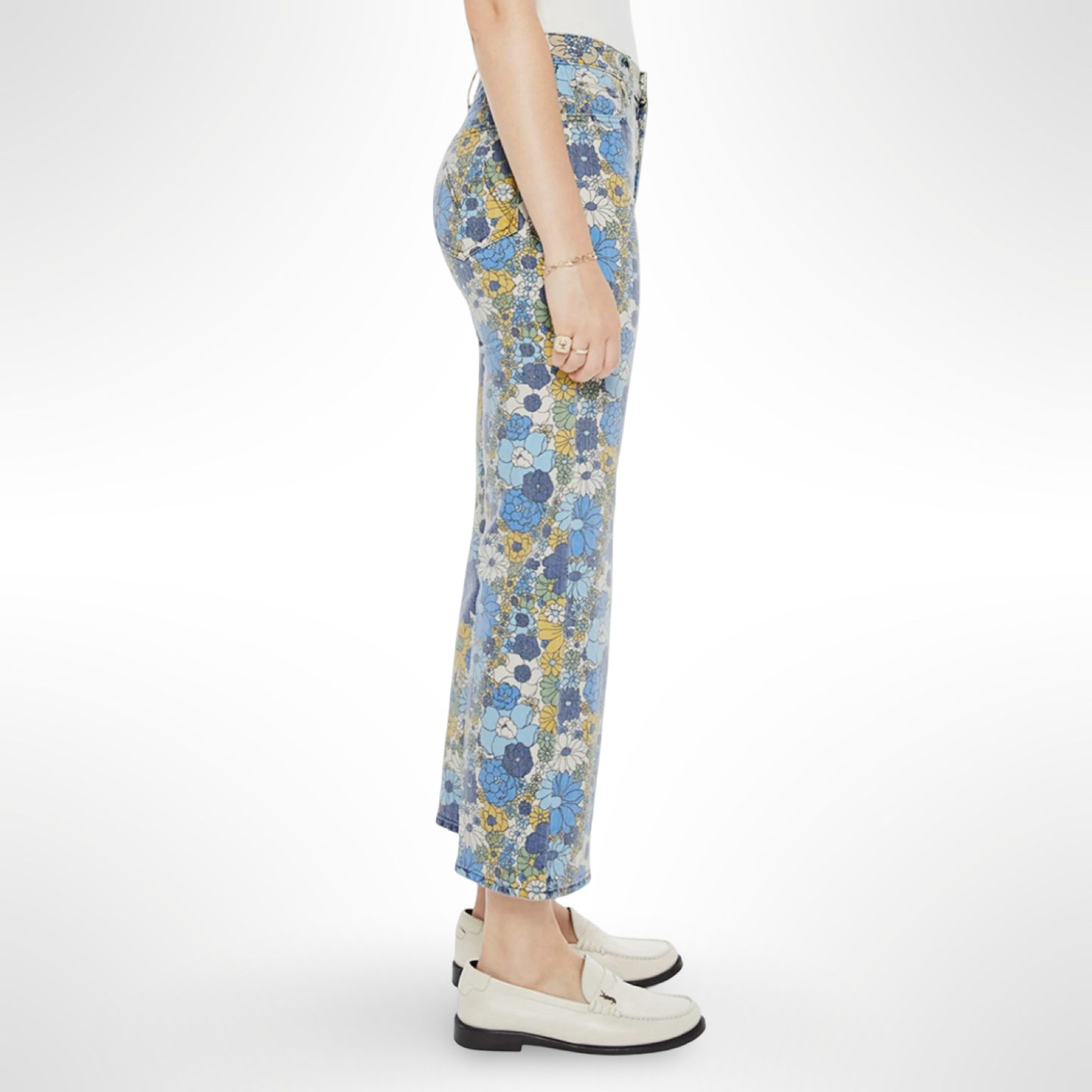 Mother Floral Denim