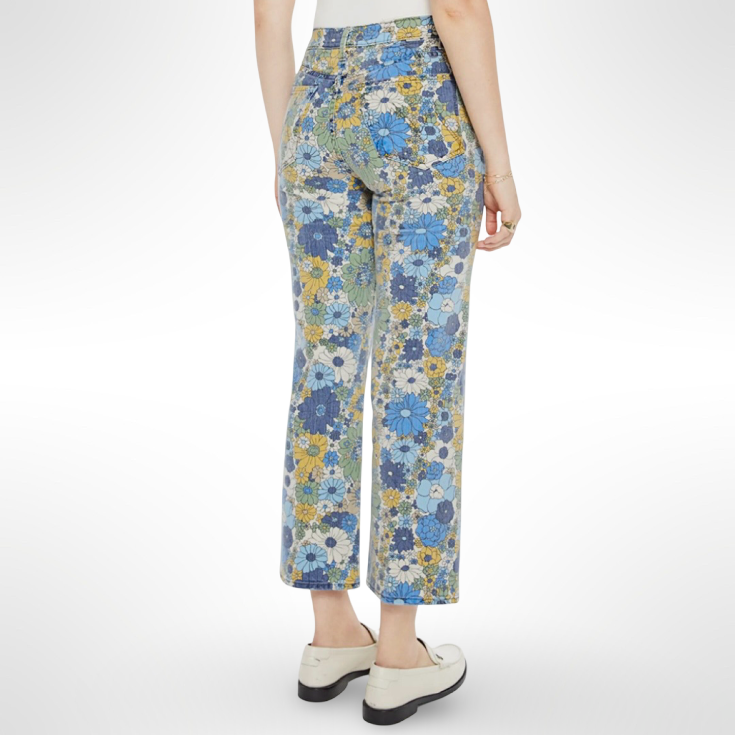 Mother Floral Denim