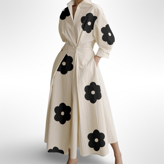 Pop Art Poppy Shirt Dress