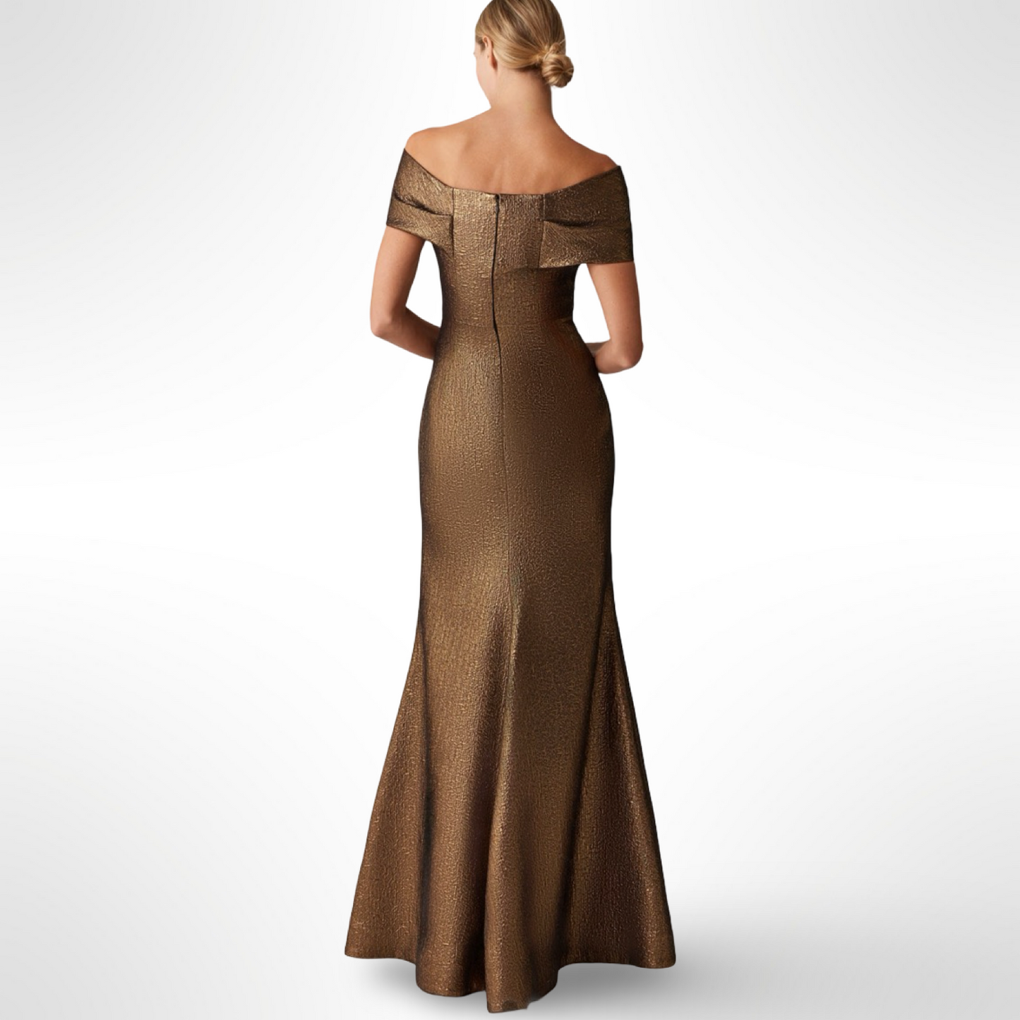 Teri Jon Jacquard Gown NWT