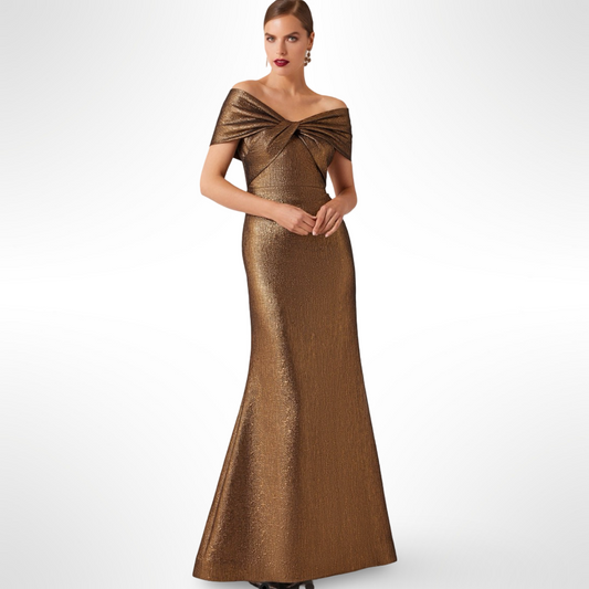 Teri Jon Jacquard Gown NWT