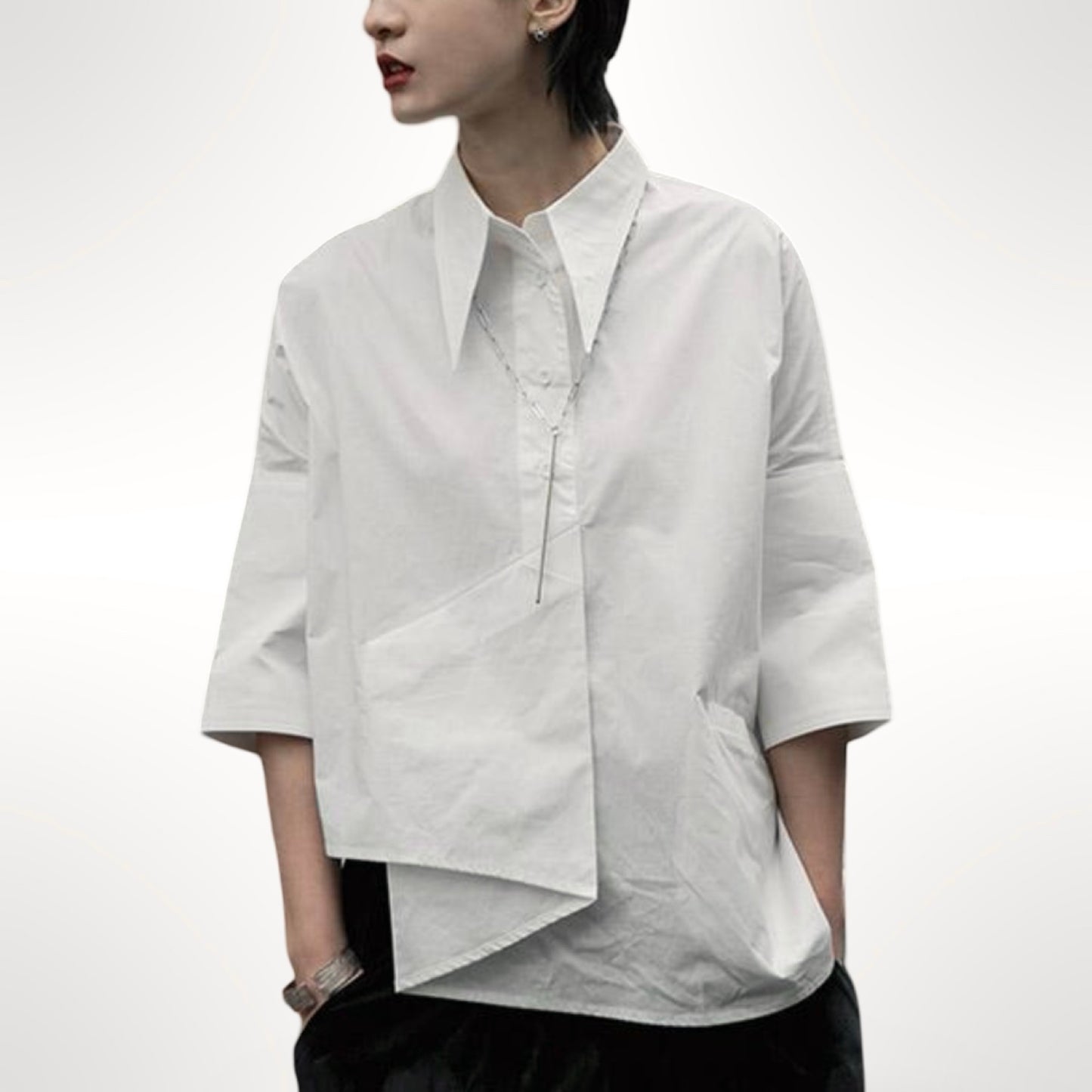 Cut Quarter Sleeve Top